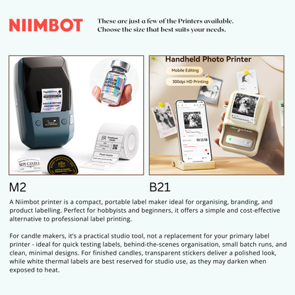 ToAuto Wax Melters & Niimbot Printers
