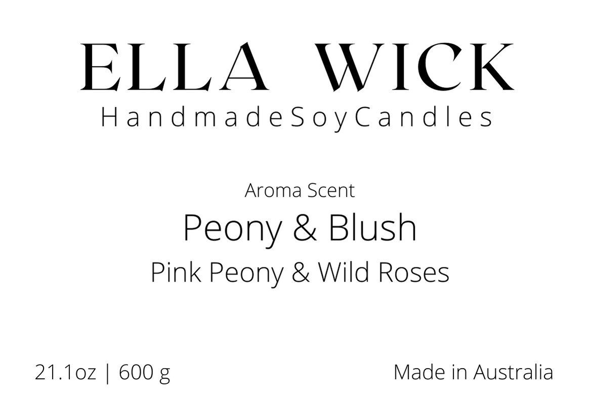 Peony & Blush - Pink Peony & Wild Roses