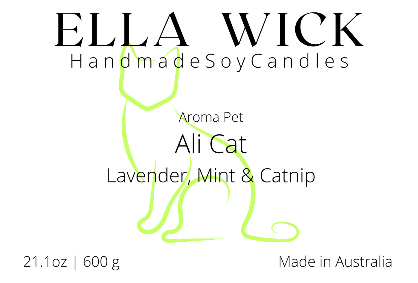 Ali Cat - Lavender, Mint & Catnip